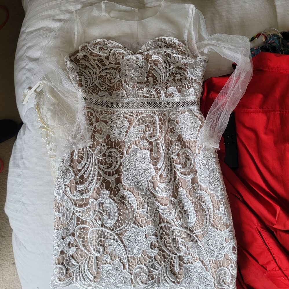 White dress